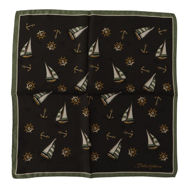 Multicolor Printed DG Logo Square Handkerchief
